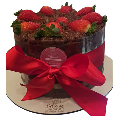 Brigadeiro com Morango