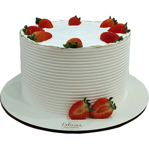 Bolo Delícias de Morango