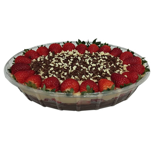 Travessa Brigadeiro com Morangos